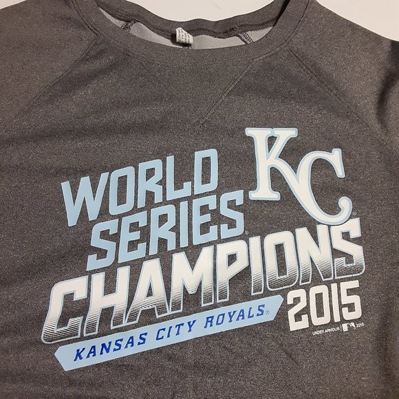 Under Armour Women's Kansas City Royals 2015 World Series Champs LS Sweatshirt - Picture 1 of 5